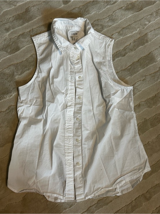 J. Crew Tops - J. Crew White Button-Down Shirt, Medium